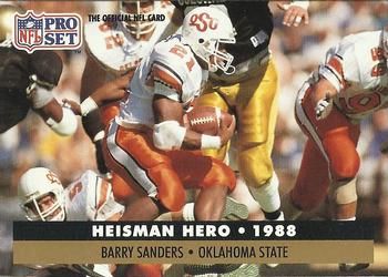 Barry Sanders Detroit Lions 1991 Pro set NFL #39